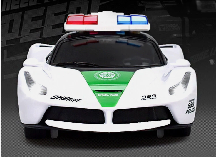 Races RC Policijski Auto – 1:14 Radio Control Model - Image 2