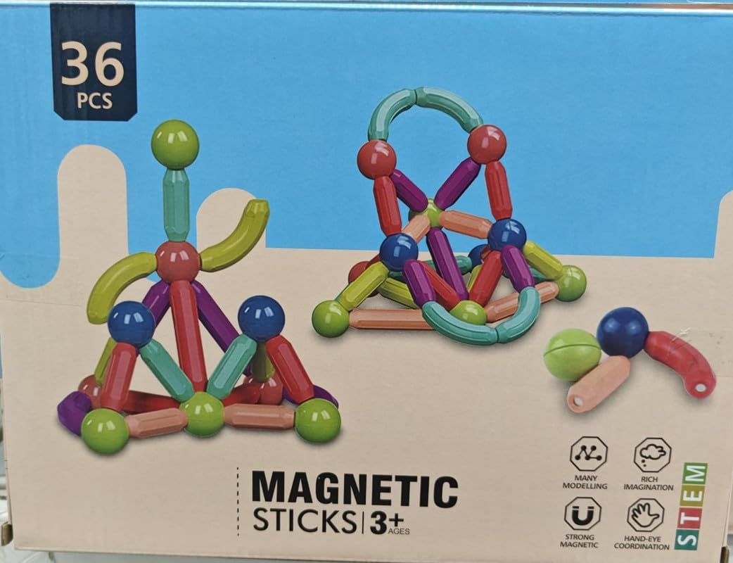 Magnetic Sticks – Magnetni građevinski set (36 delova)