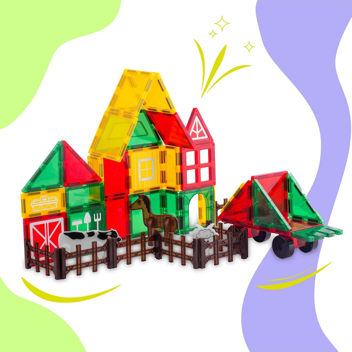 Xinbida Magnetic Tiles – Farma - Image 2