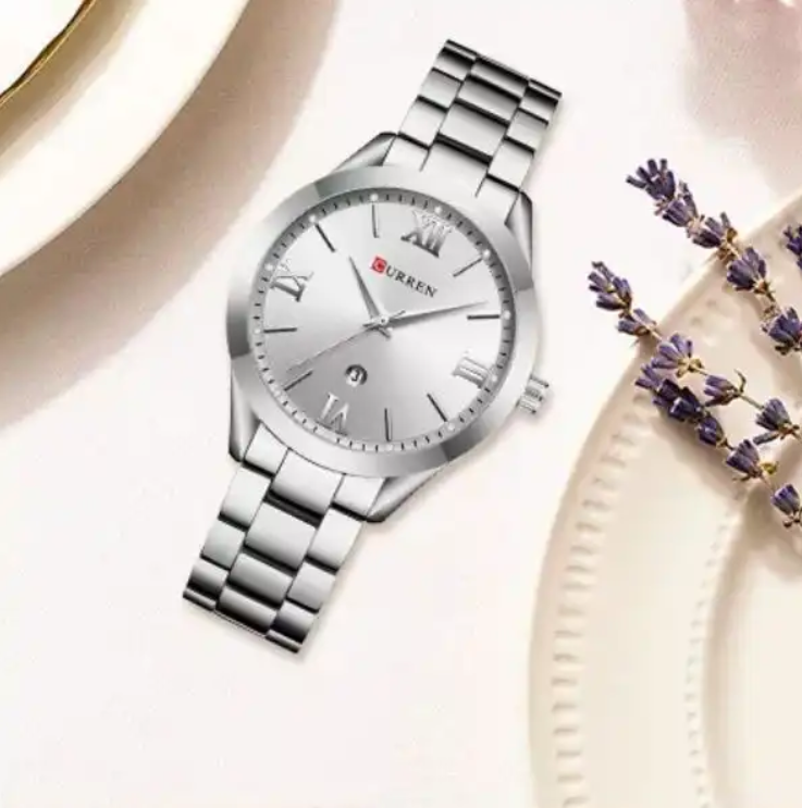 Curren 9007 Silver - Pure Elegance Woman Watch - Image 2
