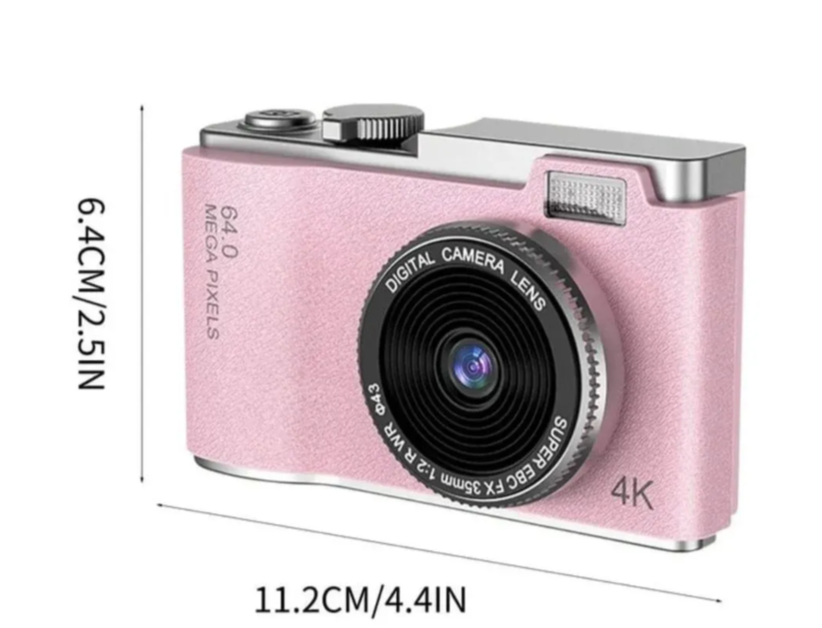 Retro digitalni fotoaparat – 64MP, 4K video i funkcije za kreativno snimanje - Image 2