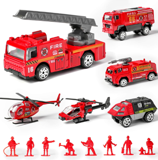 Set Vatrogasnih Vozila – Dečiji Set Igračaka - Image 2