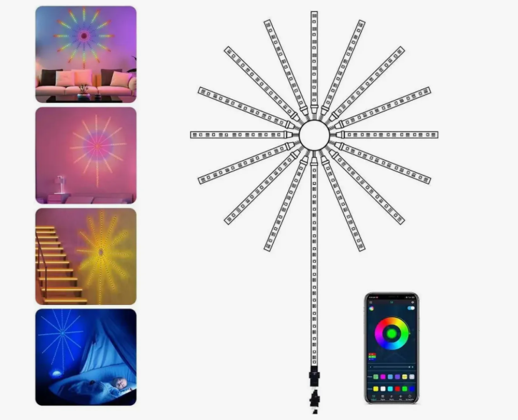 APP Smart LED RGB „Vatromet“ Svetlo