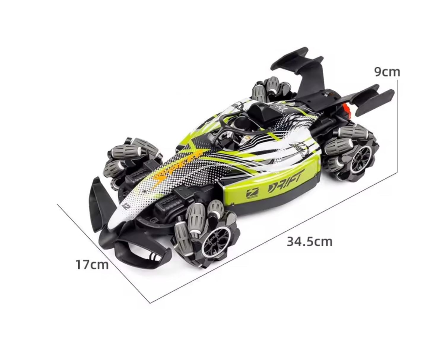 Brza Trkačka Igračka sa Daljinskim (ABS, 2WD, Drift + Spray) - Image 4