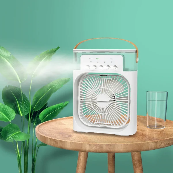 4u1 Ventilator mini klima osvezivač i lampa