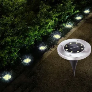 Solarne disk lampe za dvoriste 4 kom