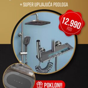 Akcija.jpeg Aqua Elegance luksuzni tuš set sa displejom + poklon super upijajuća podloga