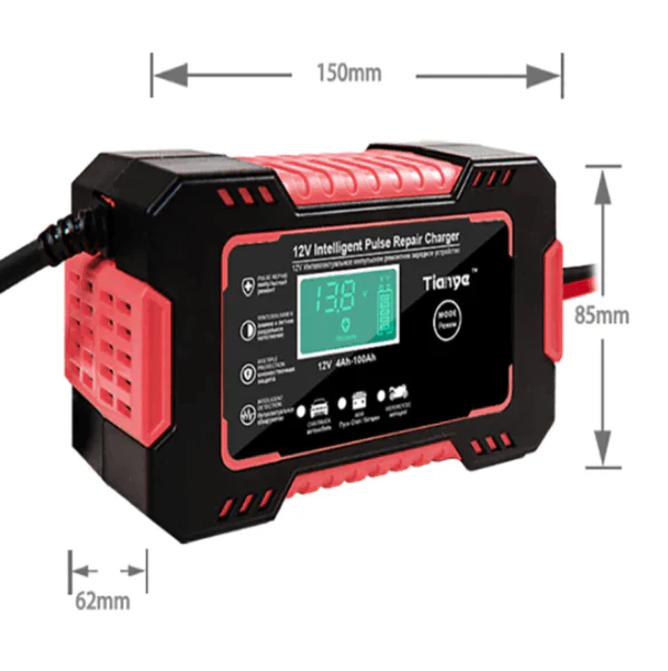 Automatski punjač za akumulator -12V-6A - Image 6