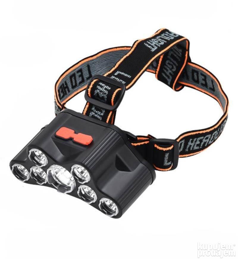 Baterijska punjiva led lampa za glavu - Image 4