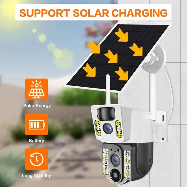 IP PTZ Solarna Dupla Kamera 4g 8mpix - Image 6