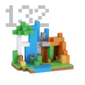 Minecraft-brojevi-04.png Minecraft Magnetne Kocke – 132 Delova