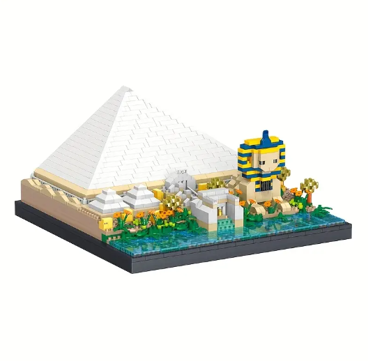 Model Velike Piramide – Detaljan Graditeljski Set