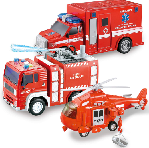 Set Vatrogasnih Vozila – Dečiji Set Igračaka - Image 3