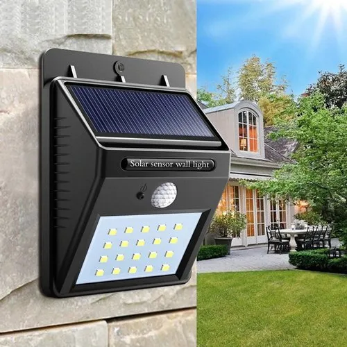 Solarna lampa sa senzorom pokreta (set: 2 kom)