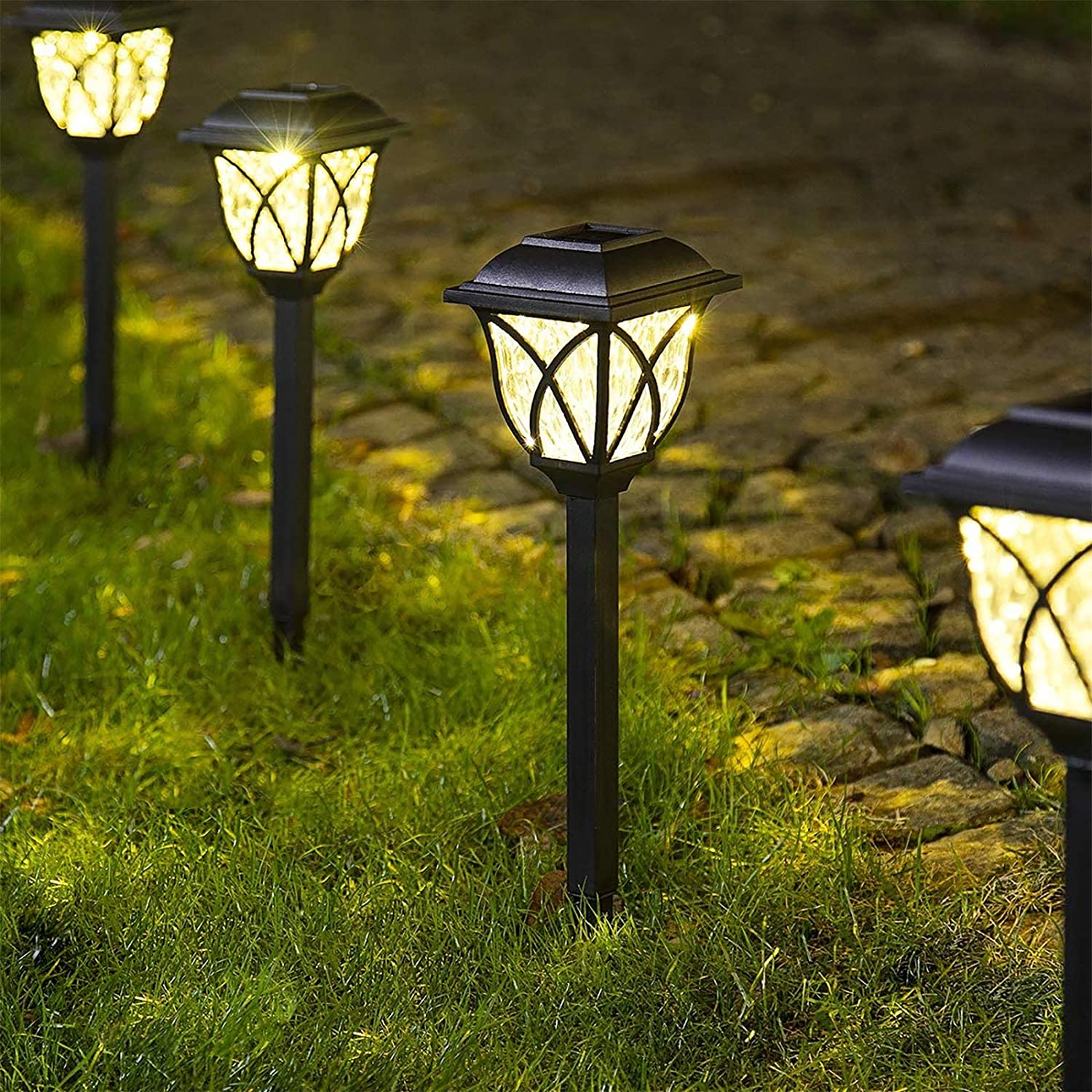 Solarne Baštenske lampe sa senzorom 6 kom - Image 3