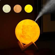 3D Lampa Mesec sa 3 svetla