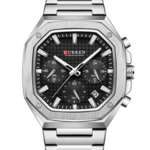 Curren 8459 Silver - Black