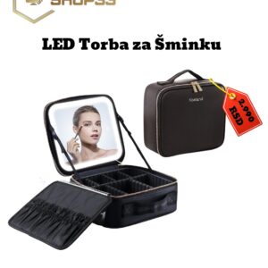 Torba za Šminku sa LED Ogledalom