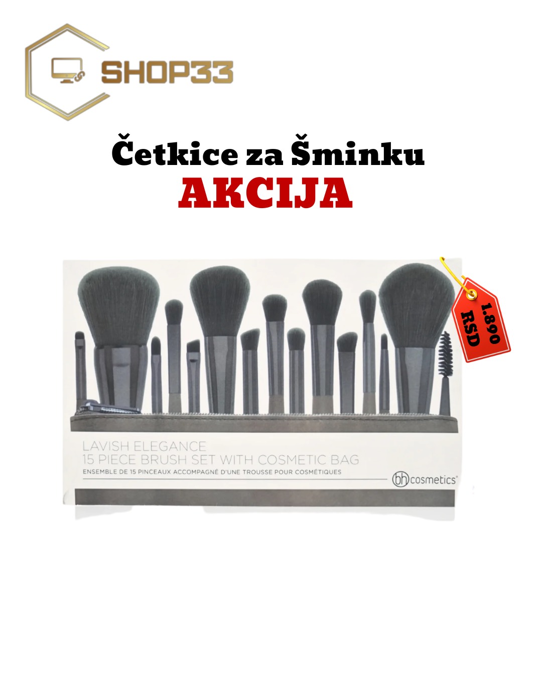 Set Četkica za Šminkanje