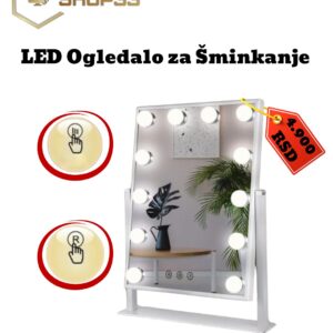 Ogledalo za Sminkanje sa 12LED sijalica