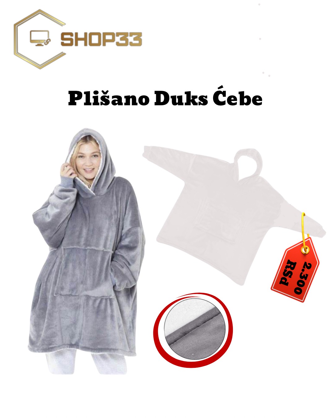 Plišano duks ćebe