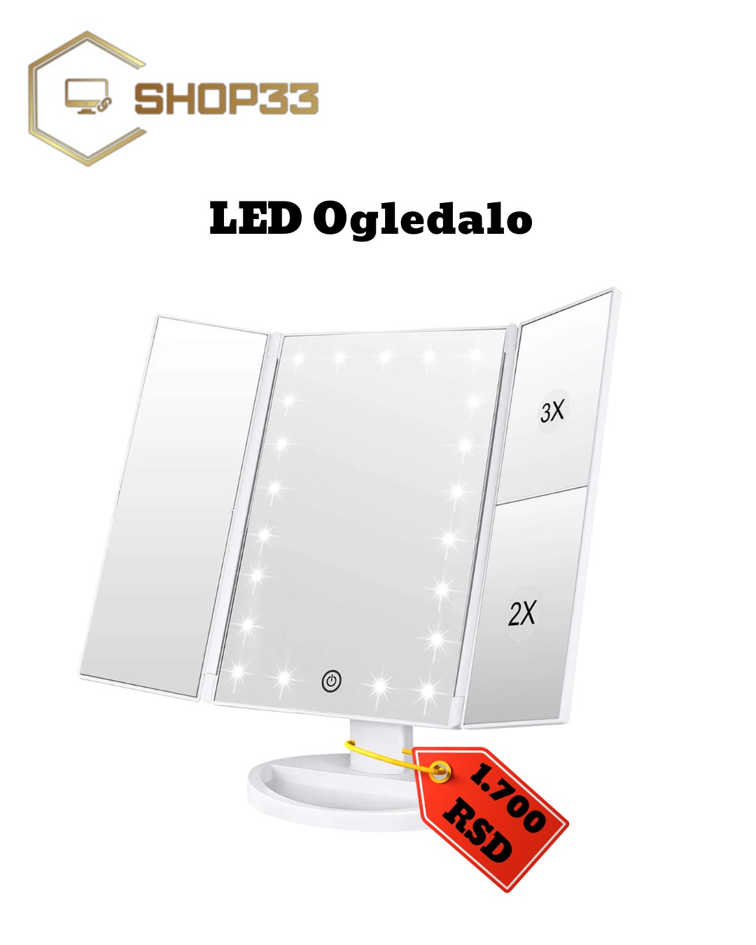 Super Star Led Ogledalo