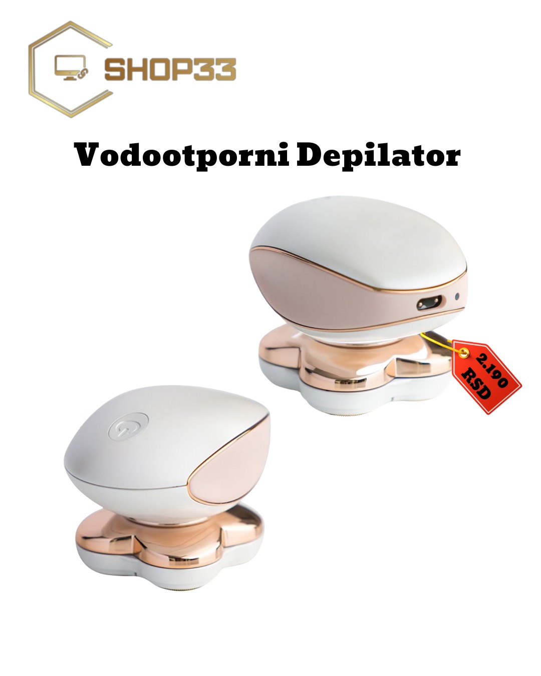 Vodootporni Depilator za Dame