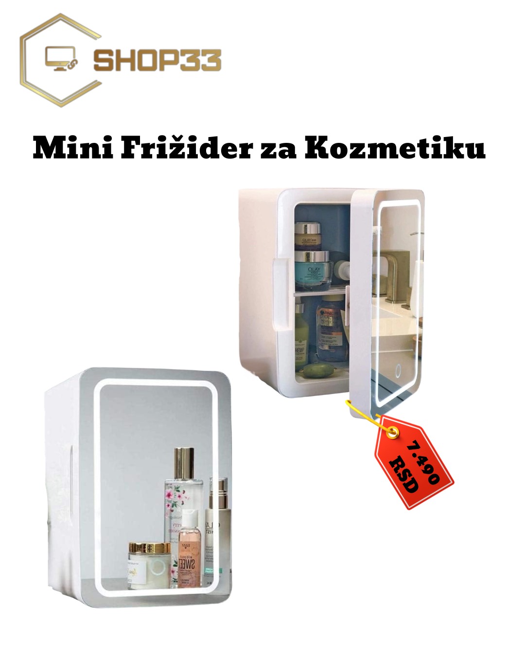 Prenosni Mini Frižider za Kozmetiku