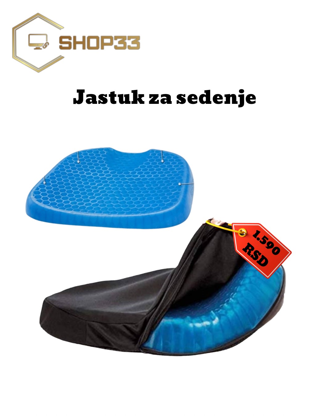 Jastuk za Sedenje i Potporu Kičme