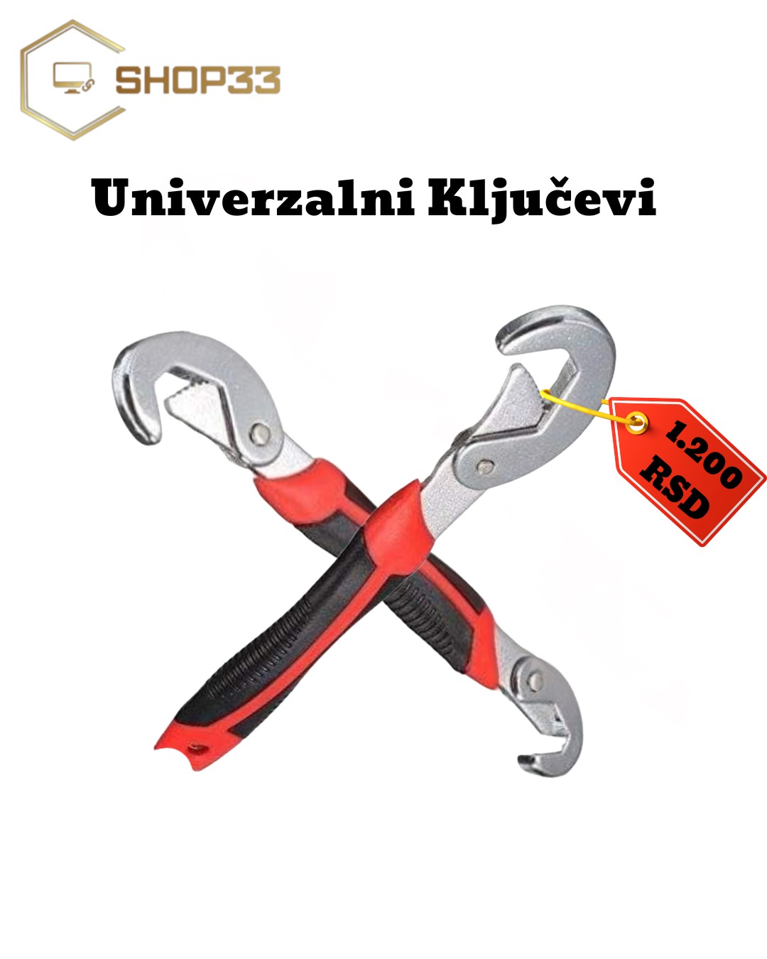 Set od 2 Višenamenska Univerzalna Ključa