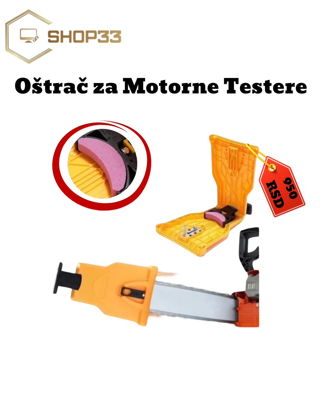 Oštrač Lanca za Motorne Testere