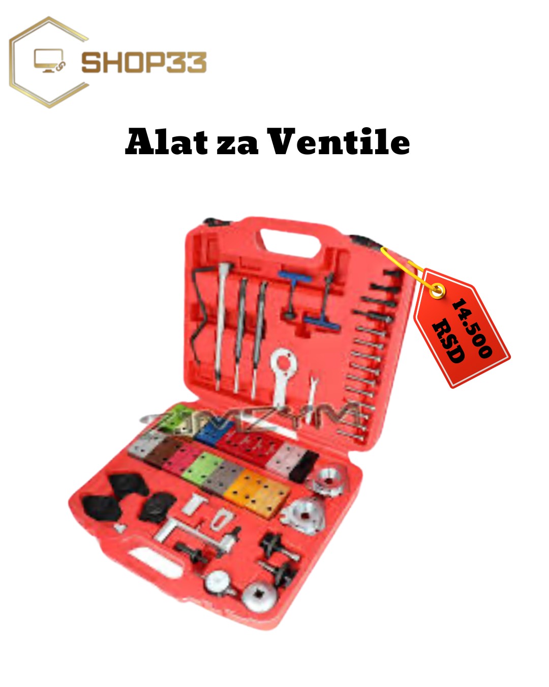 Set alata za zupčenje i podešavanje ventila