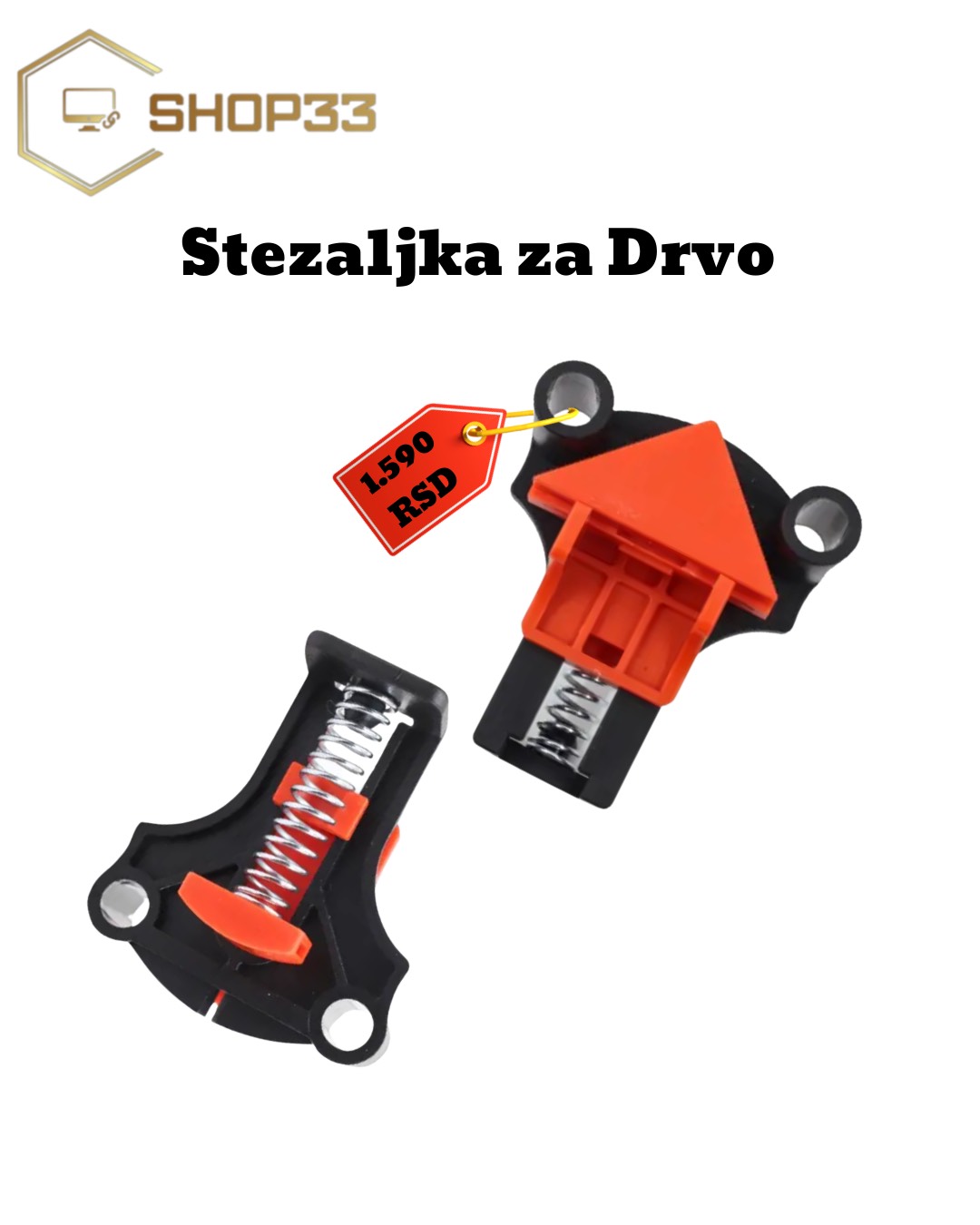 Ugaona Stezaljka za Drvo