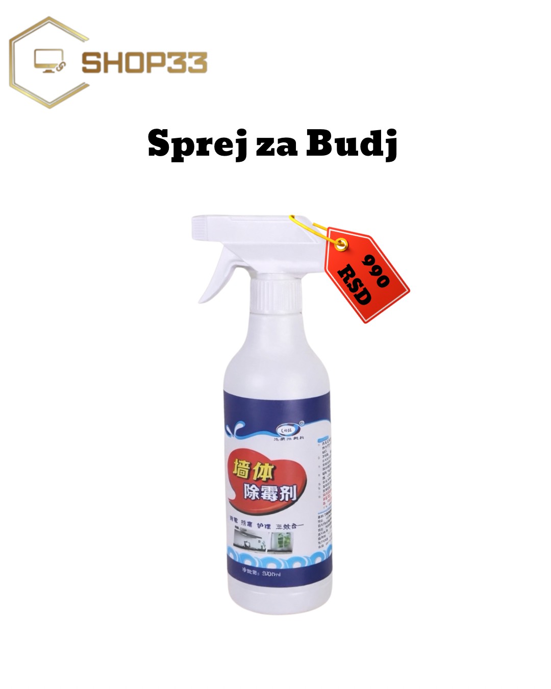 Sprej za Uklanjanje Buđi